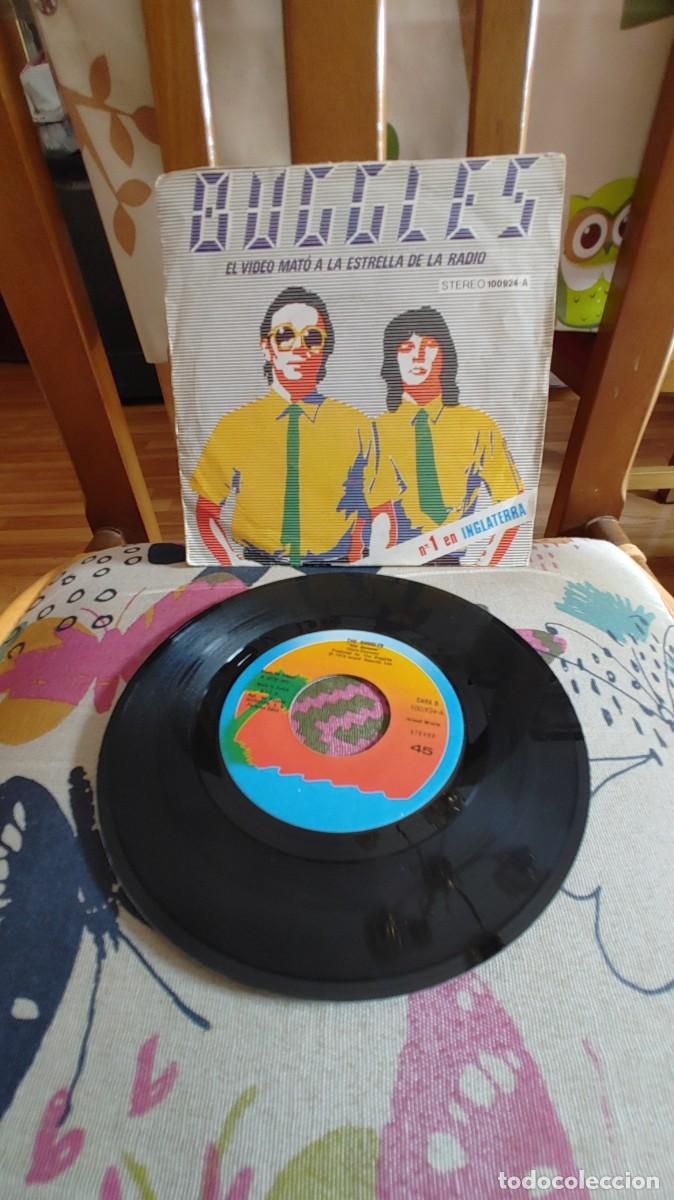 Discos de vinilo: BUGGLES-SINGLE EL VIDEO MATO A LA ESTRELLA DE LA RADIO