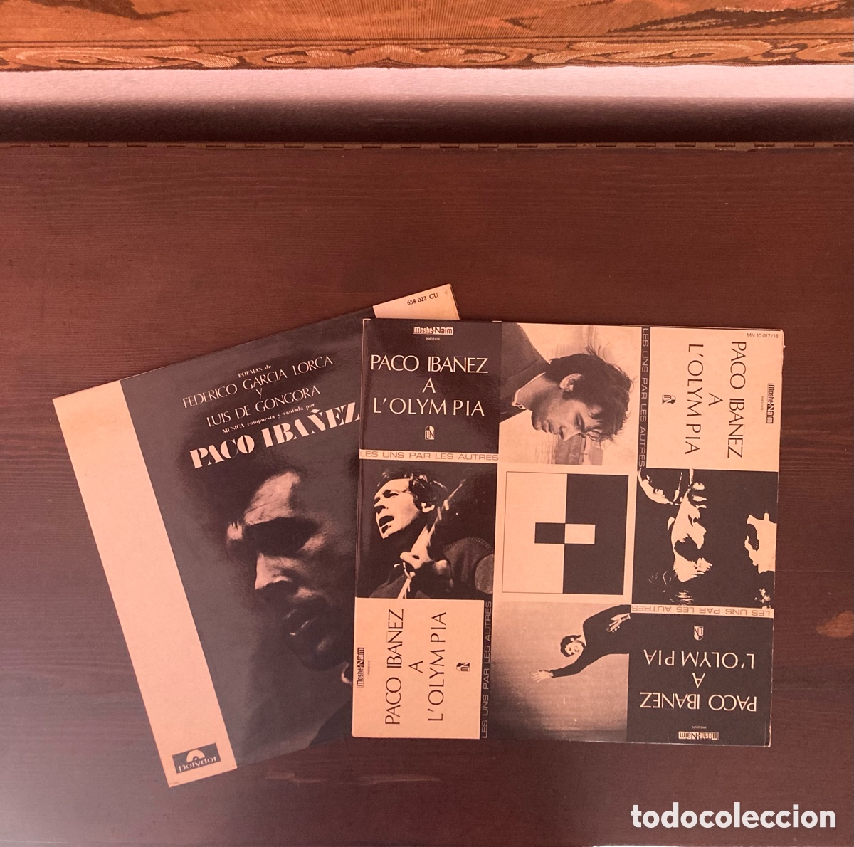 Discos de vinilo: Lote 2 LP vinilo Paco Ib&aacute;&ntilde;ez