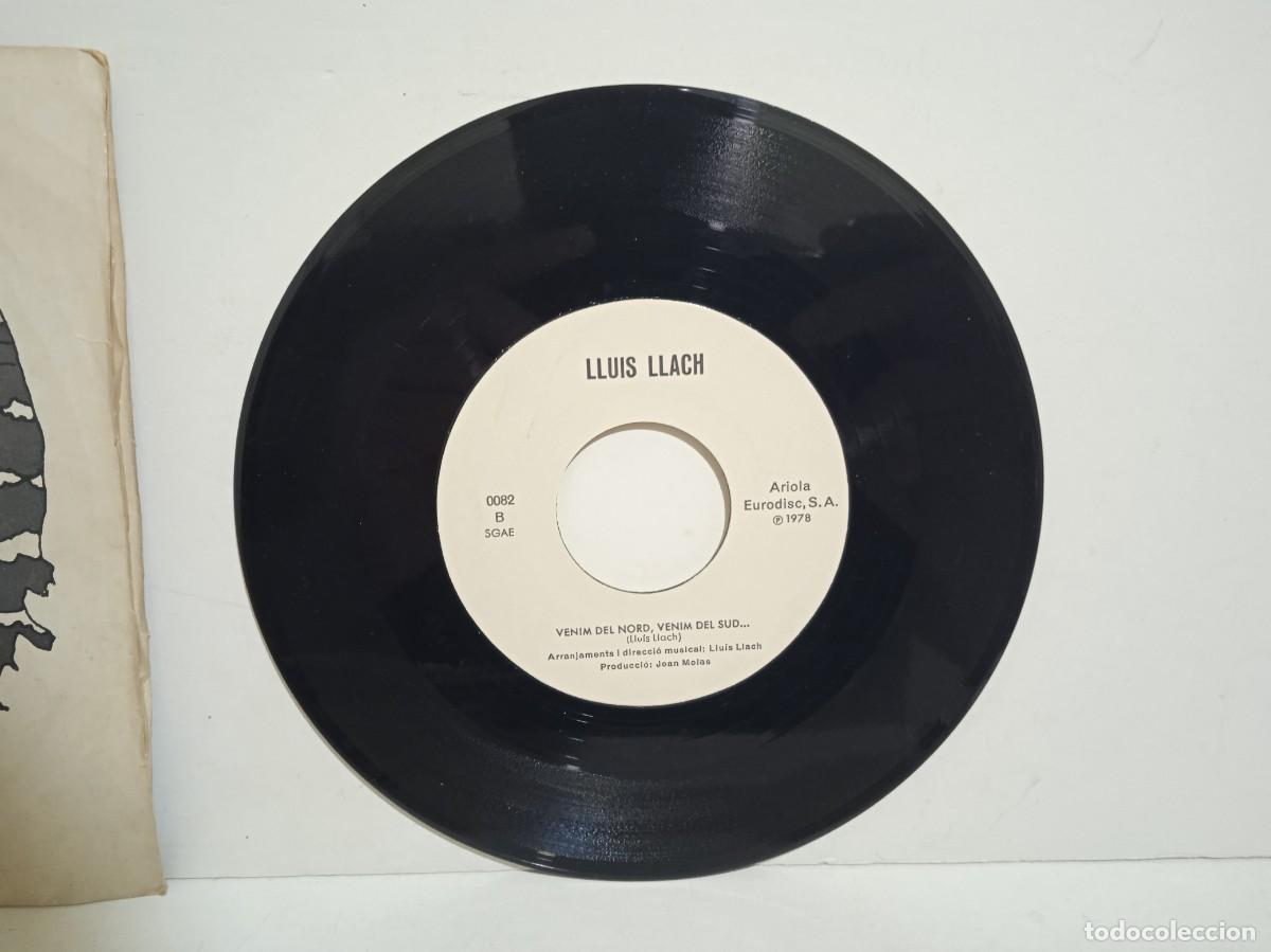 Discos de vinilo: Lluis Llach - El Meu Amic El Mar - Single - PROMO - 1978 - Foto 5