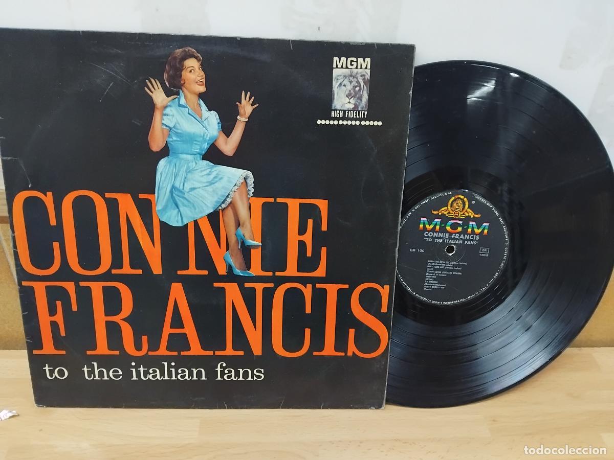 Discos de vinilo: CONNIE FRANCIS TO THE ITALIAN FANS. LP MGM EM 100