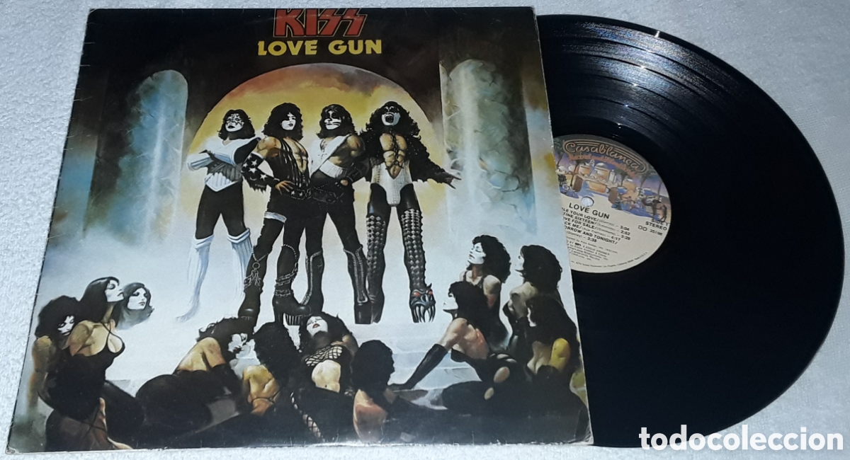 Discos de vinilo: LP - KISS - LOVE GUN - MADE IN ISRAEL 1977