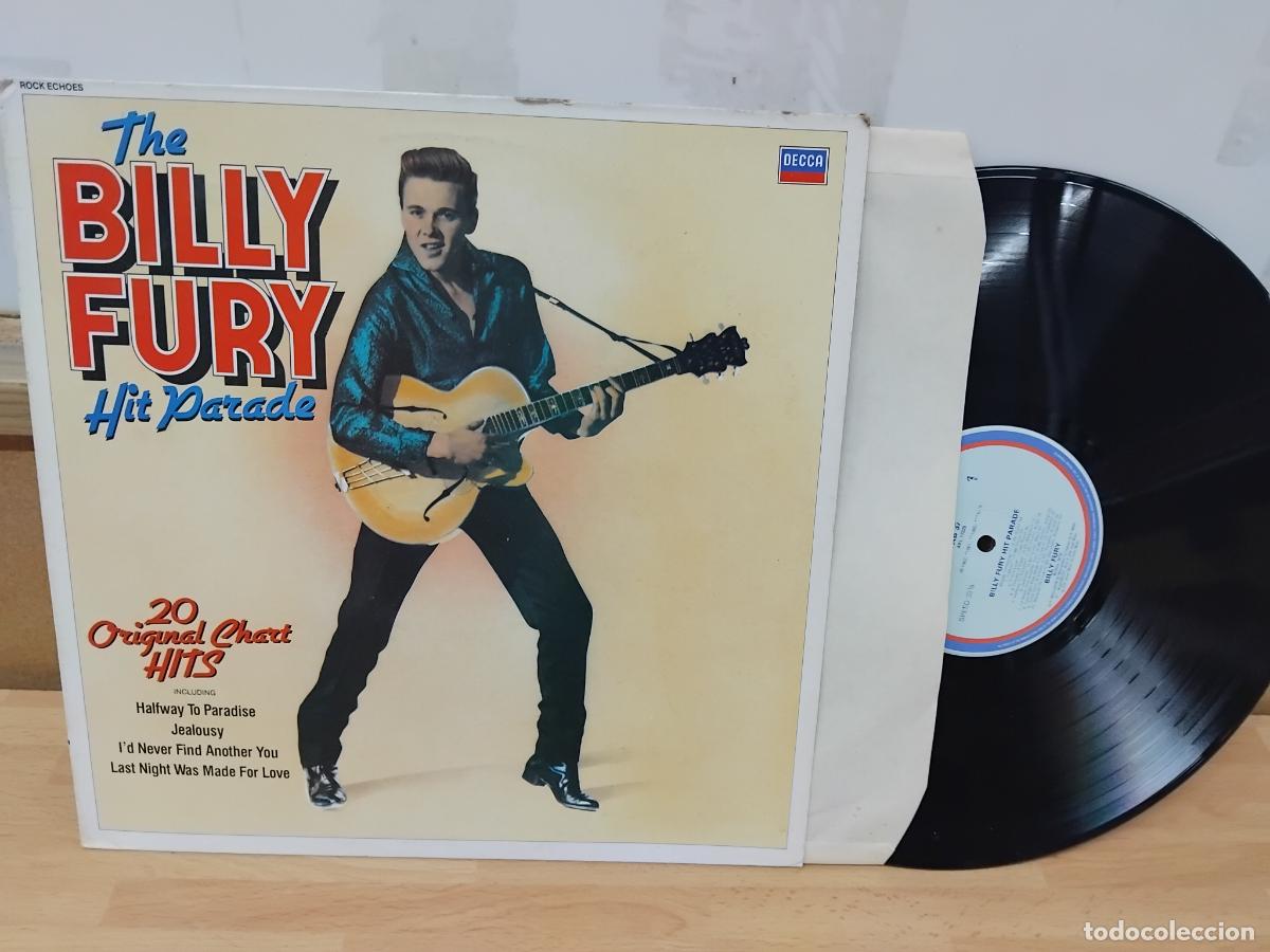 Discos de vinilo: THE BILLY FURY HIT PARADE. 20 ORIGINAL CHART HITS. LP DECCA 1982.