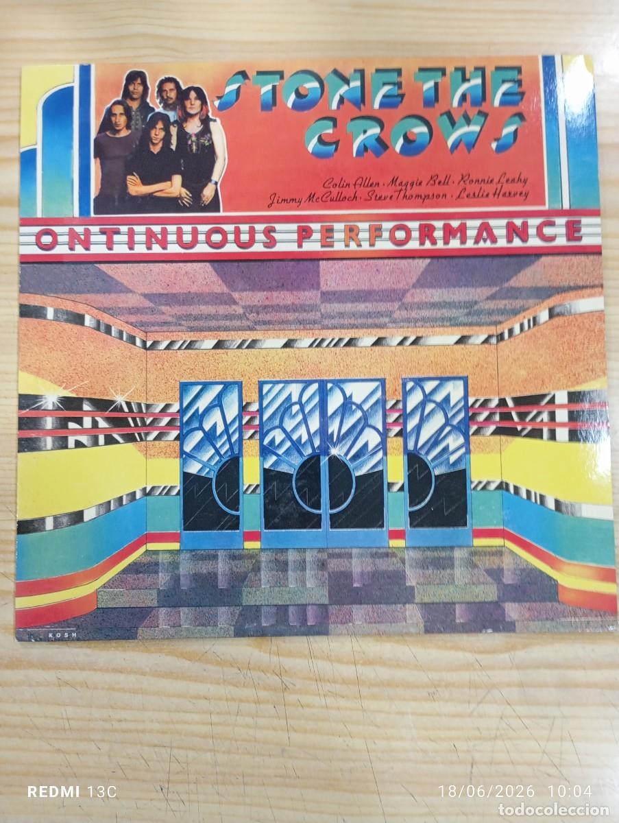 Discos de vinilo: LP - Stone The Crows &ndash; Ontinuous Performance - 1972 REEDICION UK 2016