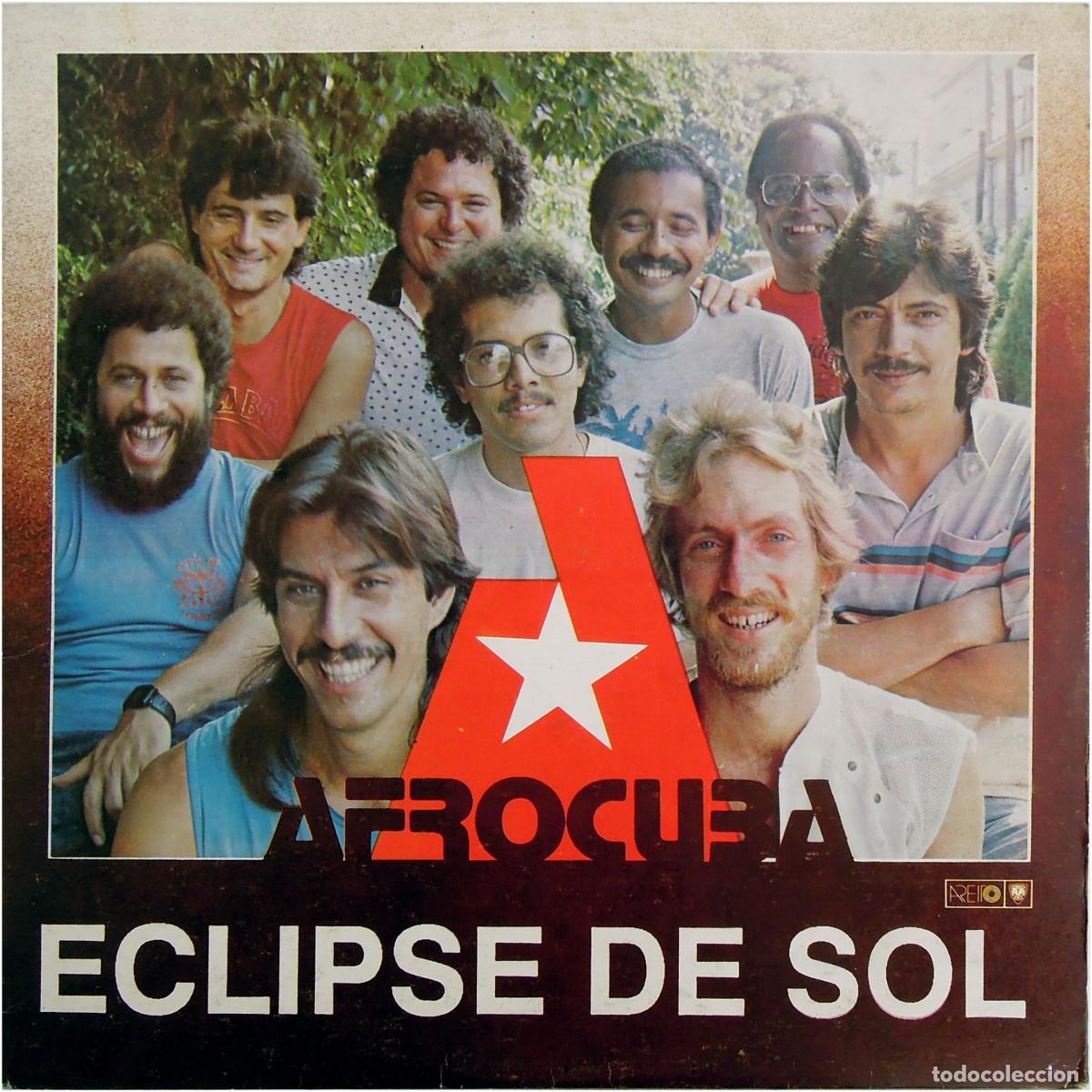 Discos de vinilo: Afrocuba - Eclipse de sol - LP Cuba 1988 - Areito LD-4458 - EX/VG+