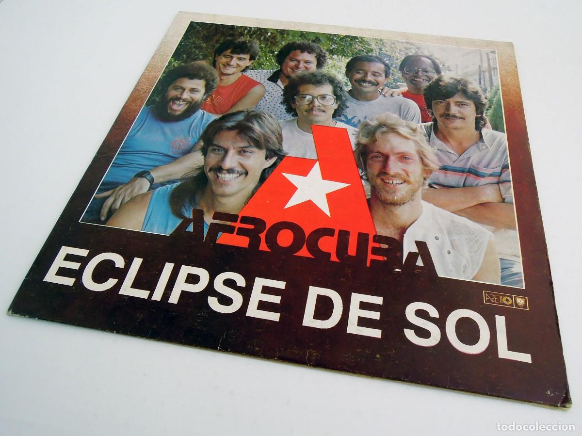 Discos de vinilo: Afrocuba - Eclipse de sol - LP Cuba 1988 - Areito LD-4458 - EX/VG+ - Foto 5