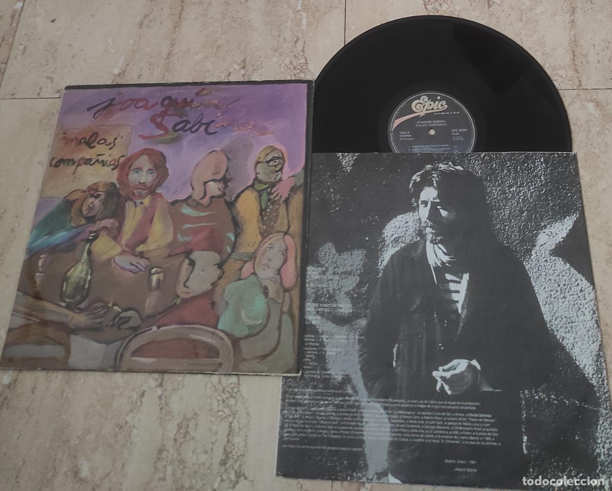 Discos de vinilo: JOAQUIN SABINA-MALAS COMPA&Ntilde;IAS-ORIGINAL 1980-LP- PRIMERA EDICION-CONTIENE ENCARTE-