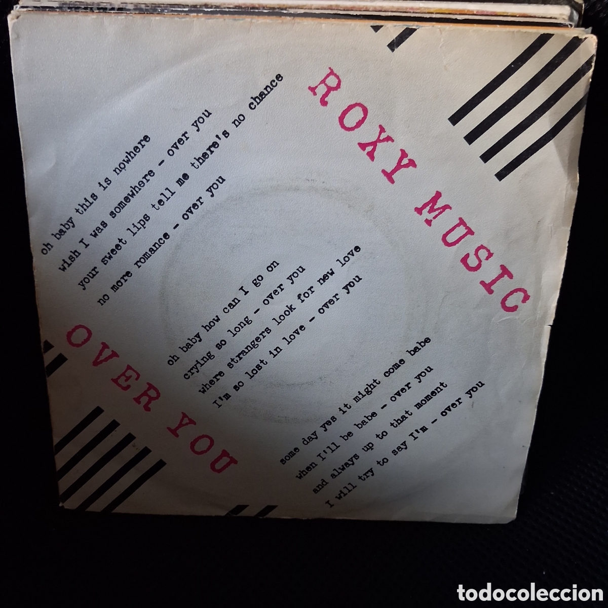 Discos de vinilo: Roxy Music &ndash; Over You - Foto 1
