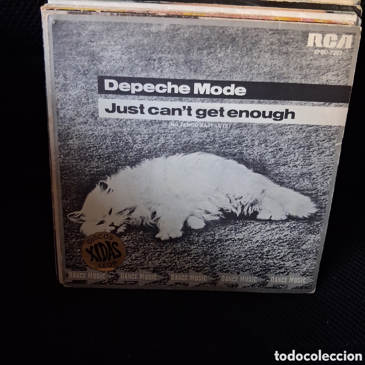 Discos de vinilo: Depeche Mode &ndash; Just Can't Get Enough = No Tengo Bastante