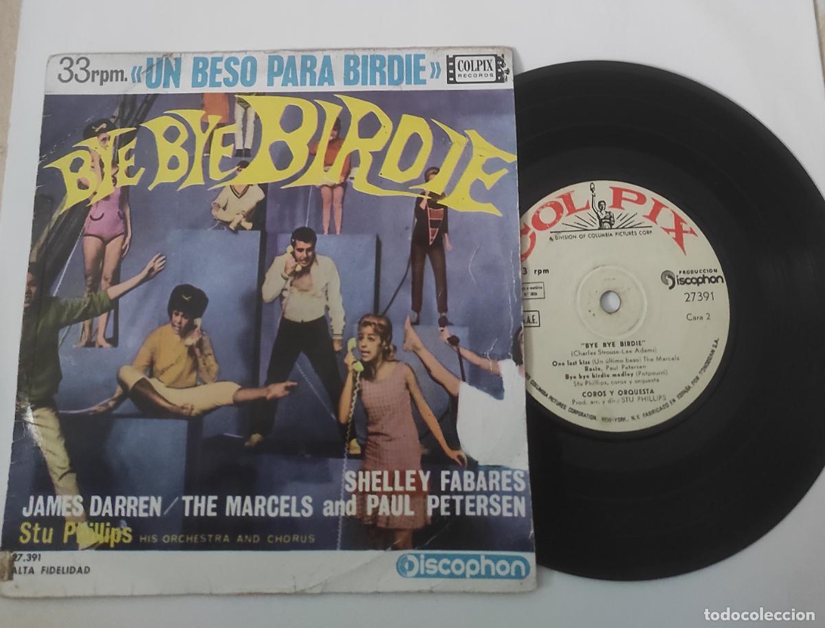 Discos de vinilo: BYE BYE BIRDIE-DISCOPHON 27391-ESPA&Ntilde;A-1964-JAMES DARREN SHELLEY FABARES MARCELS PAUL PETERSEN-33 RPM