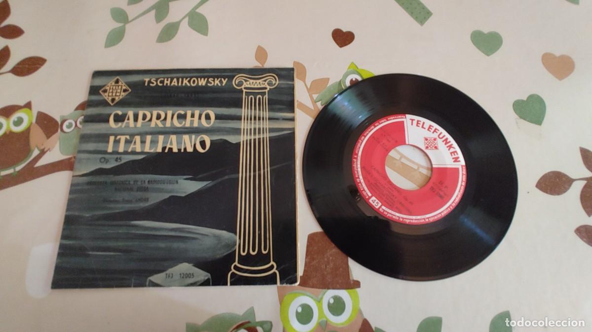 Discos de vinilo: CAPRICHO ITALIANO-SINGLE TSCHAIKOWSKY - Foto 1