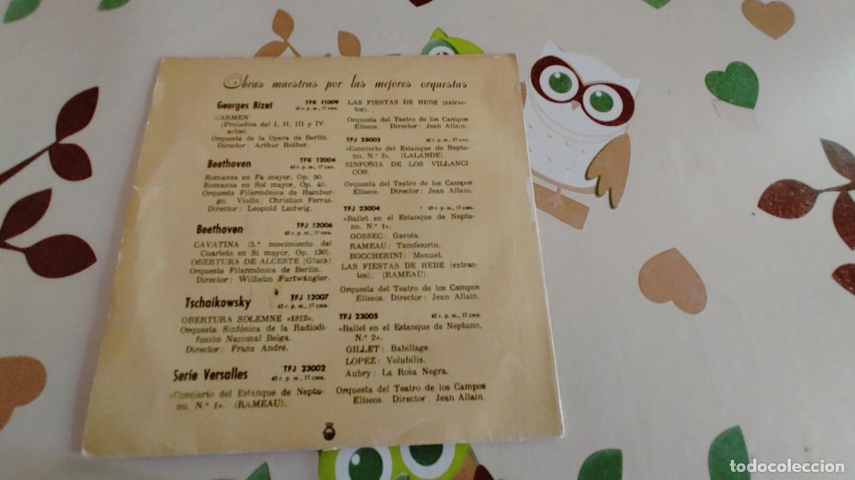Discos de vinilo: CAPRICHO ITALIANO-SINGLE TSCHAIKOWSKY - Foto 2