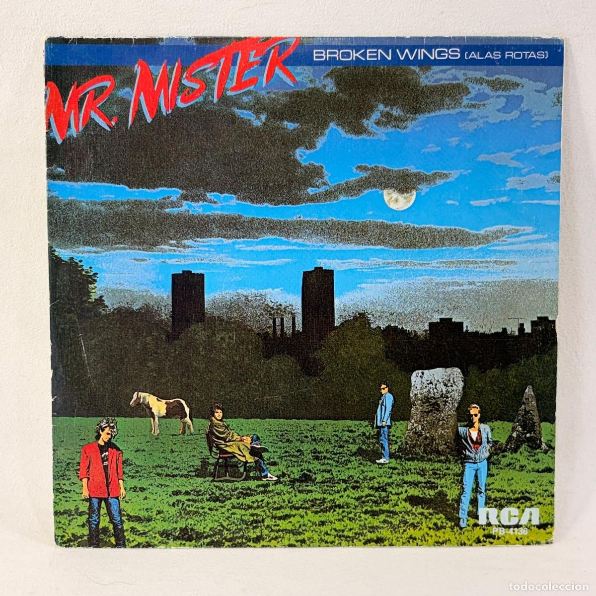 Discos de vinilo: SINGLE MR.MISTER - BROKEN WINGS ( ALAS ROTAS)- ESPA&Ntilde;A 1986