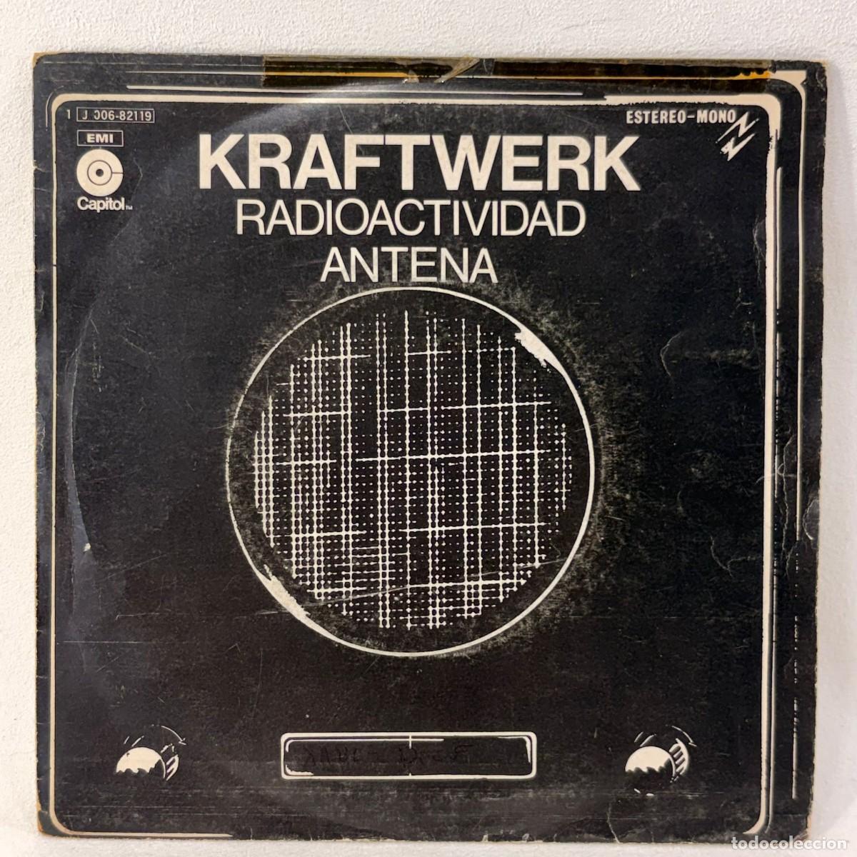 Discos de vinilo: SINGLE KRAFTWERK - RADIOACTIVIDAD ( RADIOACTIVITY) - ESPA&Ntilde;A 1976