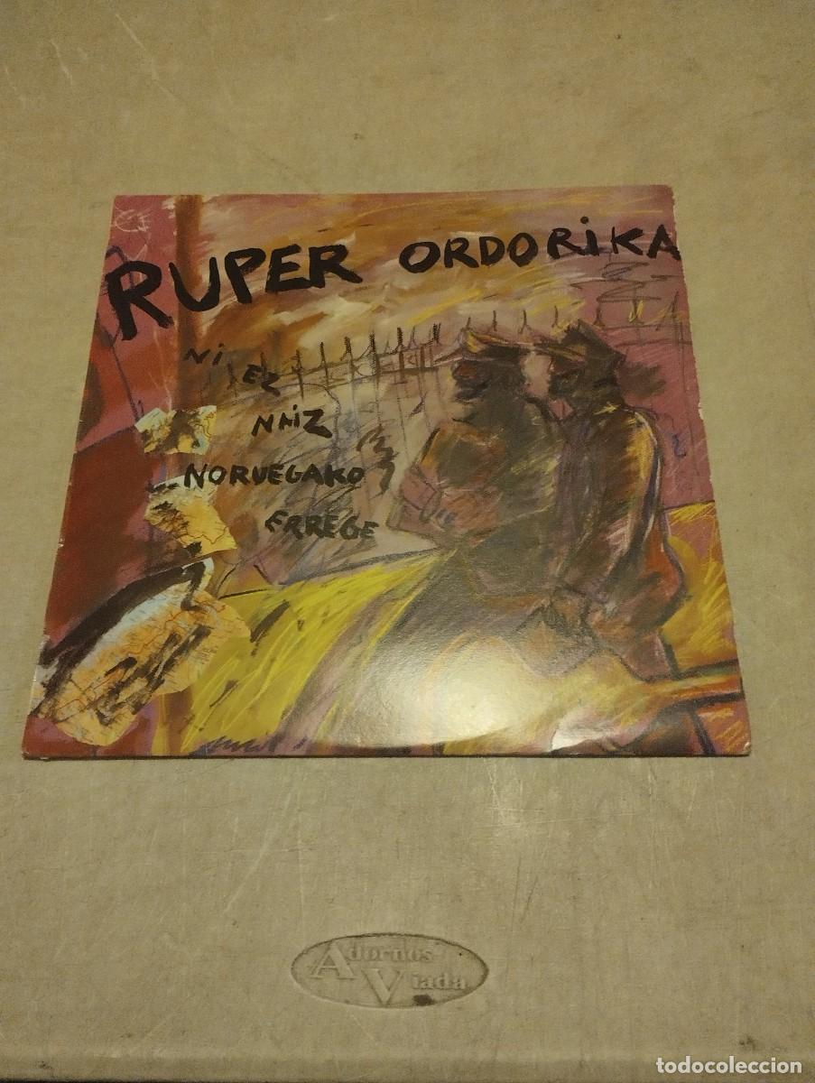 Discos de vinilo: RUPER ORDORIKA LP NI EZ NAIZ NORUEGAKO ERREGE ESP.1983 LIBRETO CON LETRAS FOTOS
