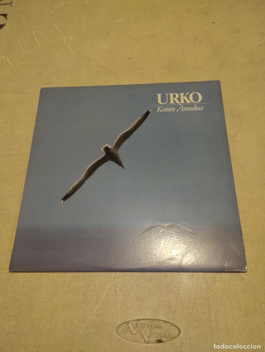 Discos de vinilo: URKO LP KAIOEN AMODIOA ESP.1984 INSERT LETRAS - Foto 1