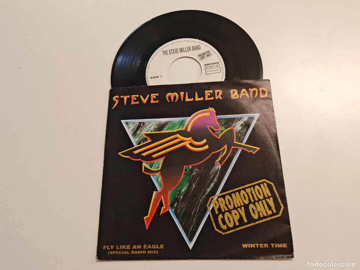 Discos de vinilo: STEVE MILLER BAND Fly like and eagle RADIO MIX 7&rdquo; SINGLE VINILO PROMO UK DEL A&Ntilde;O 1976 2 TEMAS