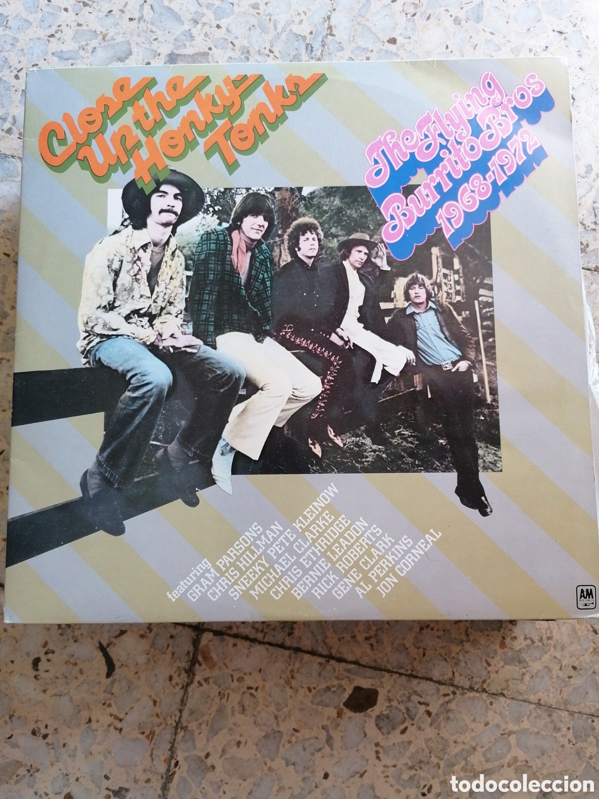 Discos de vinilo: 2 LP THE FLYING BURRITO BROTHERS 1968 - 1972 CLOSE UP THE HONKY TONK 1975 ESPA&Ntilde;A PORTADA DOBLE