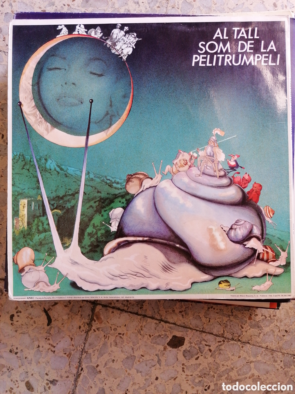 Discos de vinilo: LP AL TALL SOM DE LA PELITRUMPELI 1980 INSERT LIBRETO - Foto 2