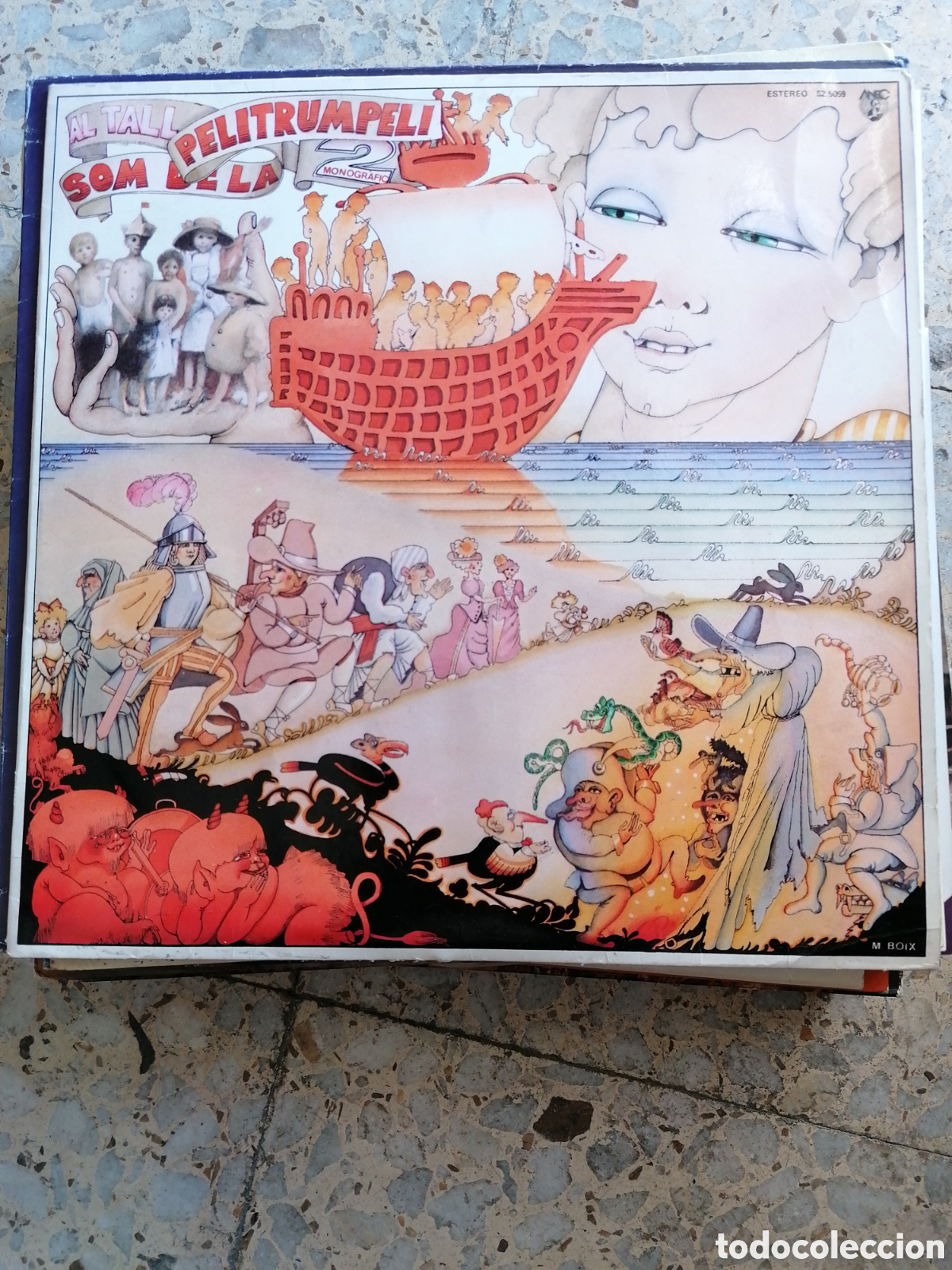 Discos de vinilo: LP AL TALL SOM DE LA PELITRUMPELI 1980 INSERT LIBRETO