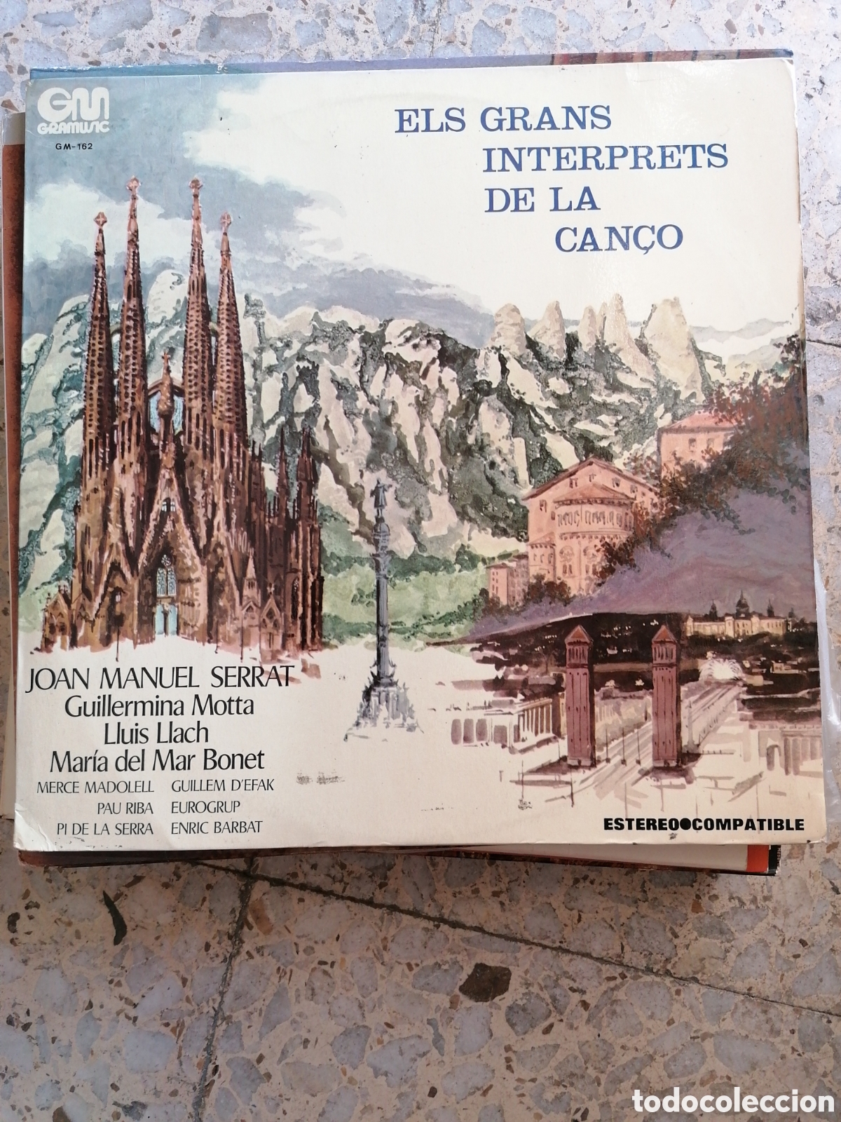 Discos de vinilo: LP ELS GRANS INTERPRETS DE LA CAN&Ccedil;ON JOAN MANUEL SERRAT GILLERMINA MORRA LLUIS LLACH 1972