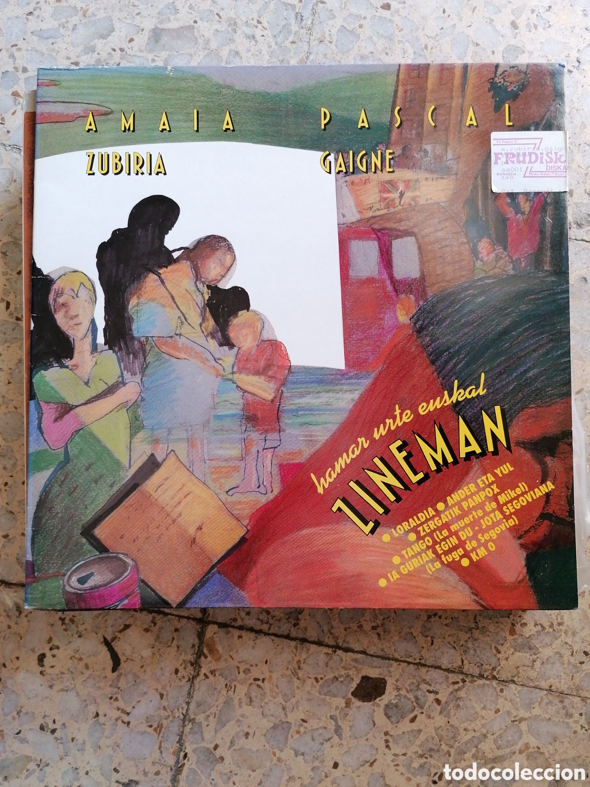 Discos de vinilo: LP AMAIA ZUBIRIA PASCAL GAIGNE ZINEMAN 1990 PORTADA DOBLE