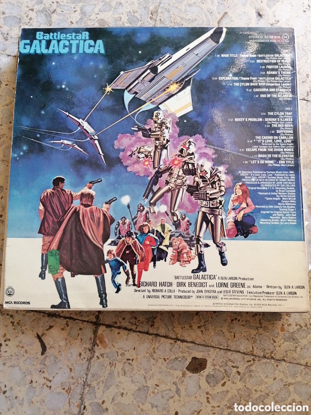 Discos de vinilo: LP BATTLESTAR GALACTICA 1978 SPAIN DISCO EXCELENTE - Foto 2