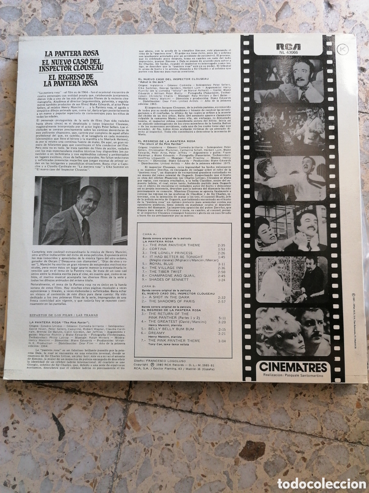 Discos de vinilo: LP LA PANTERA ROSA HENRY MANCINI - Foto 2
