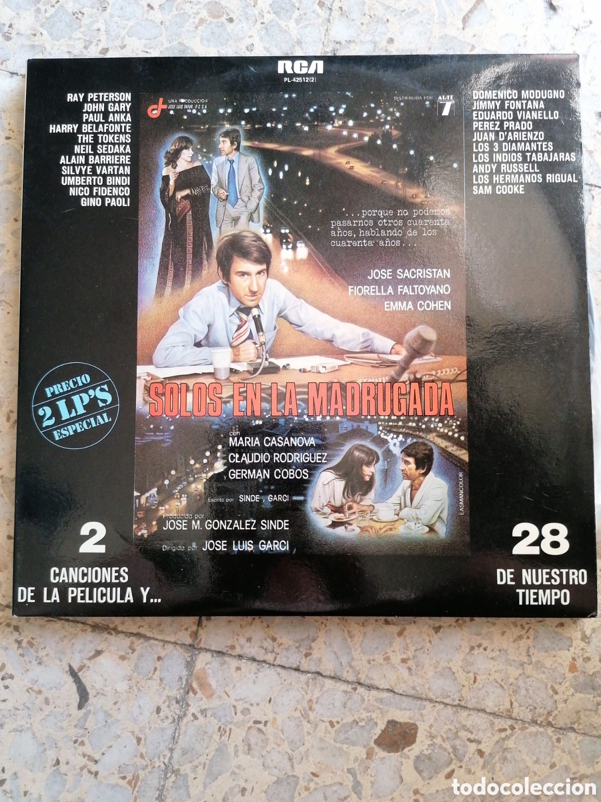 Discos de vinilo: 2 LP SOLO EN LA MADRUGADA PORTADA DOBLE PROMO 1978