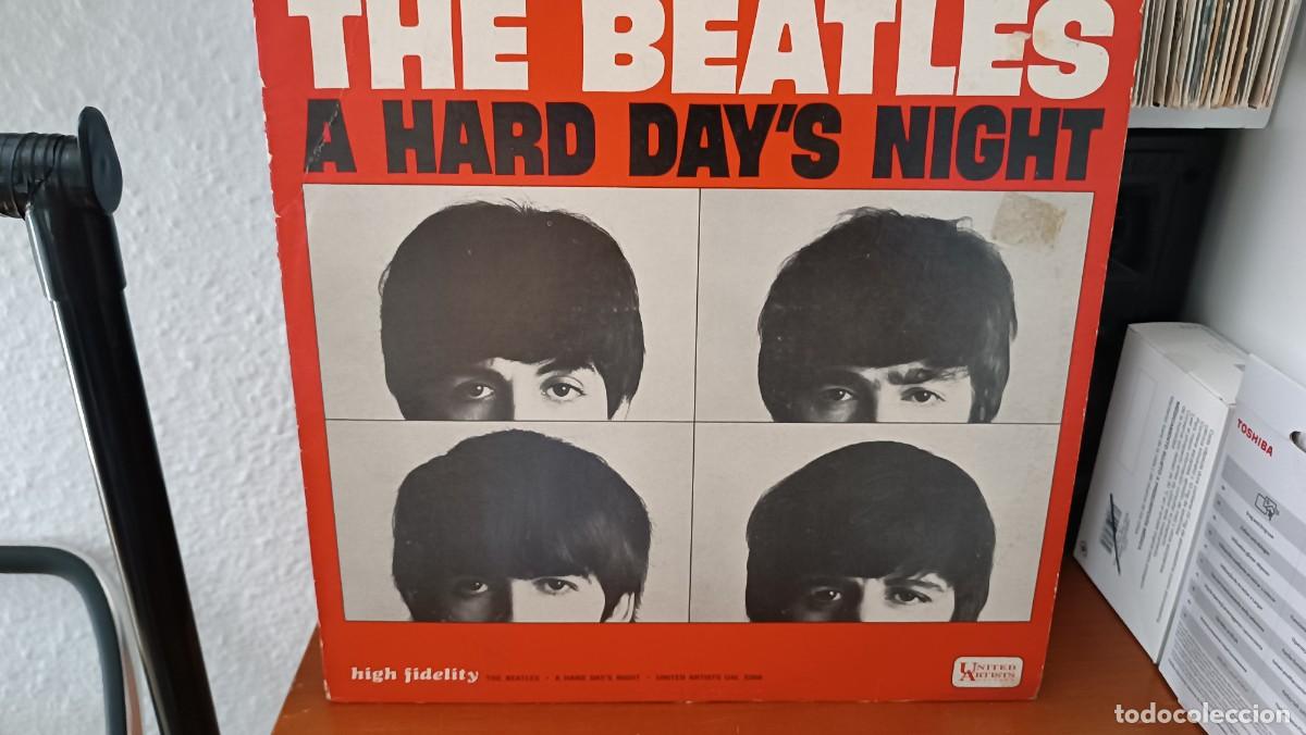 Discos de vinilo: D) The Beatles &rdquo;A Hard Day's Night&rdquo; Original Motion Picture Soundtrack - Lp 1964 - LEER DESCRIPCION