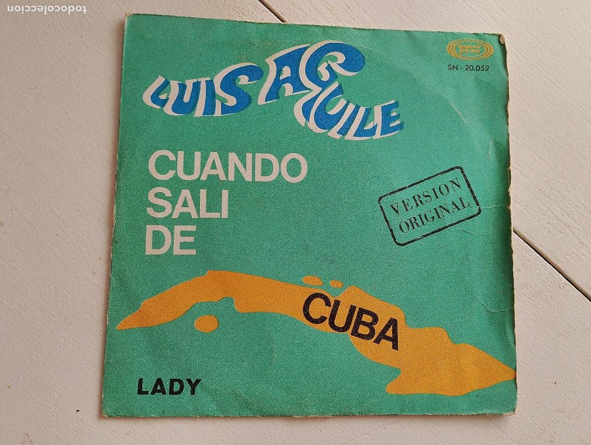 Discos de vinilo: Luis Aguile &ndash; Cuando Sal&iacute; De Cuba, 1967