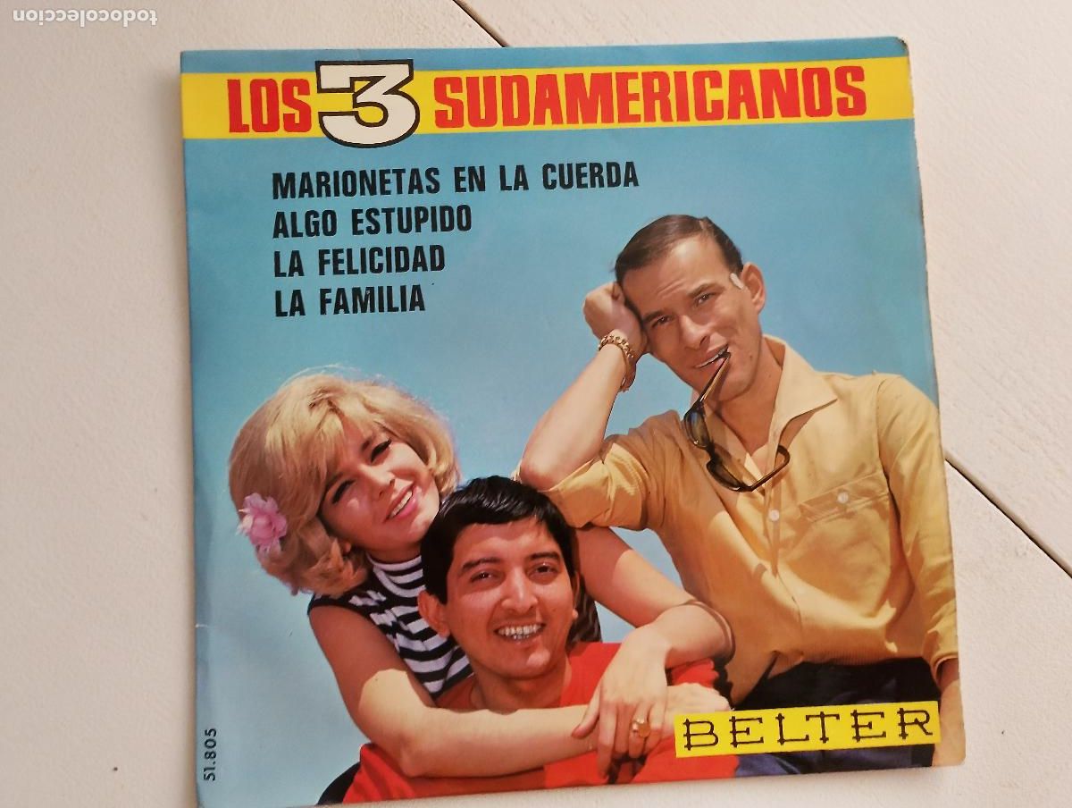 Discos de vinilo: Los 3 Sudamericanos &ndash; Marionetas En La Cuerda, 1967