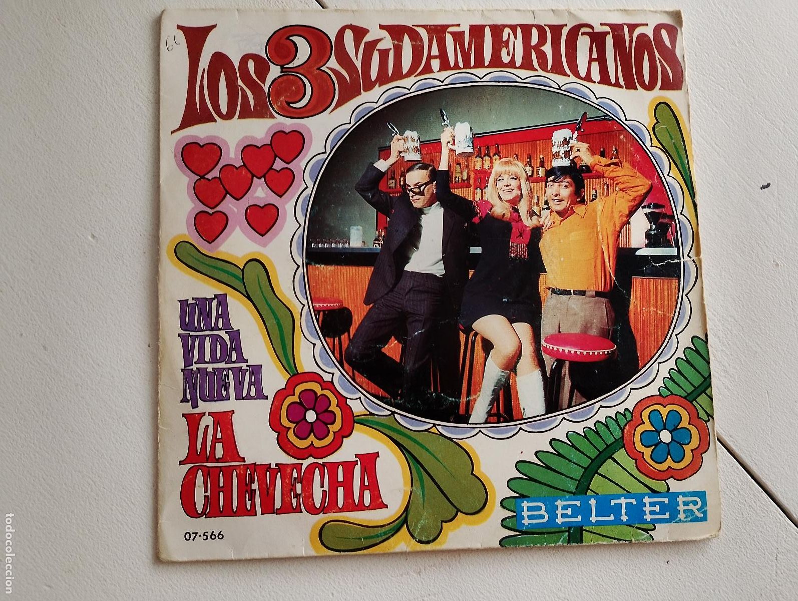 Discos de vinilo: Los 3 Sudamericanos &ndash; La Chevecha, 1969