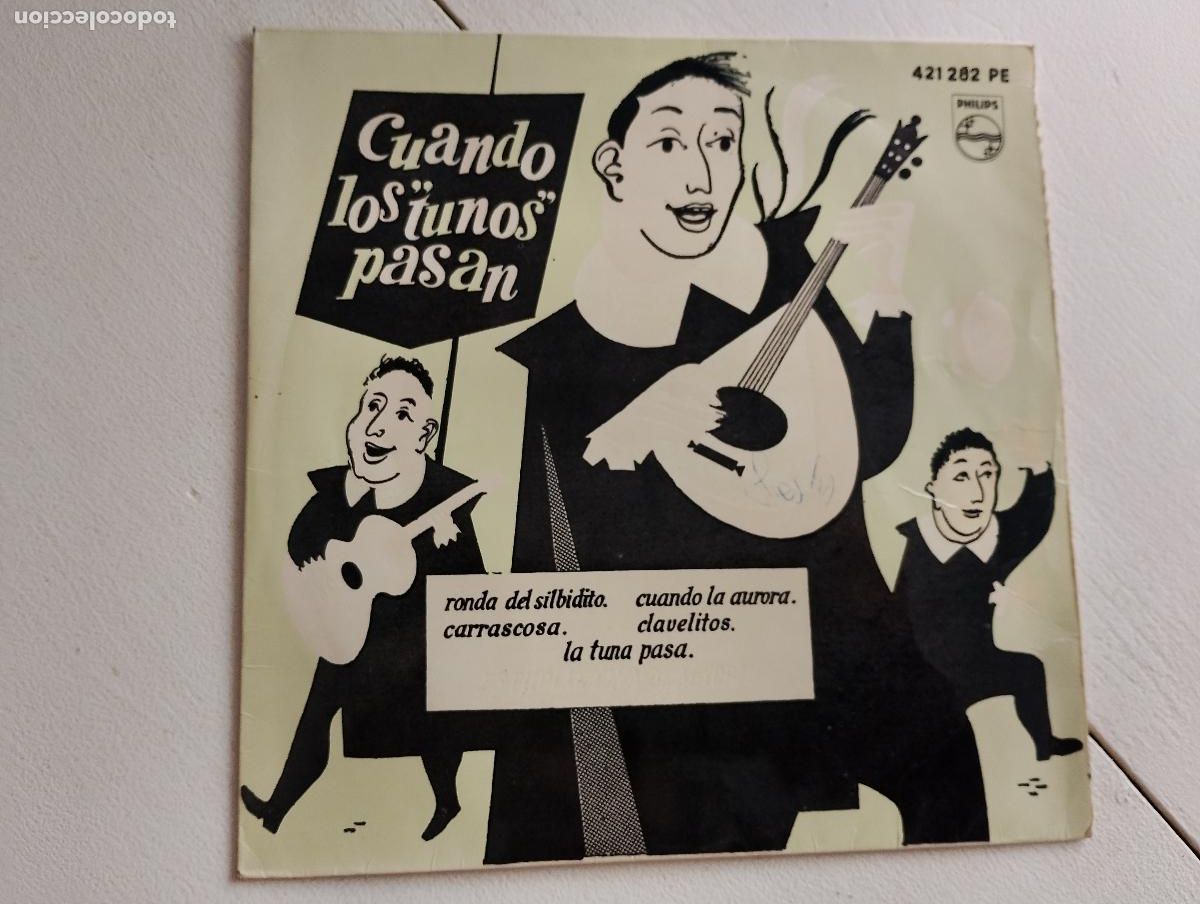 Discos de vinilo: Estudiantina De Madrid &ndash; Cuando Los &rdquo;Tunos&rdquo; Pasan, 1963
