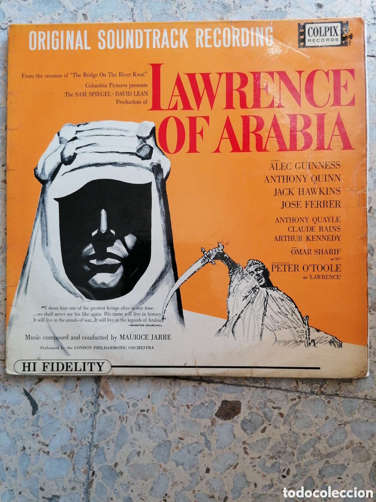 Discos de vinilo: LP LAWRENCE OF ARABIA 1963 UK