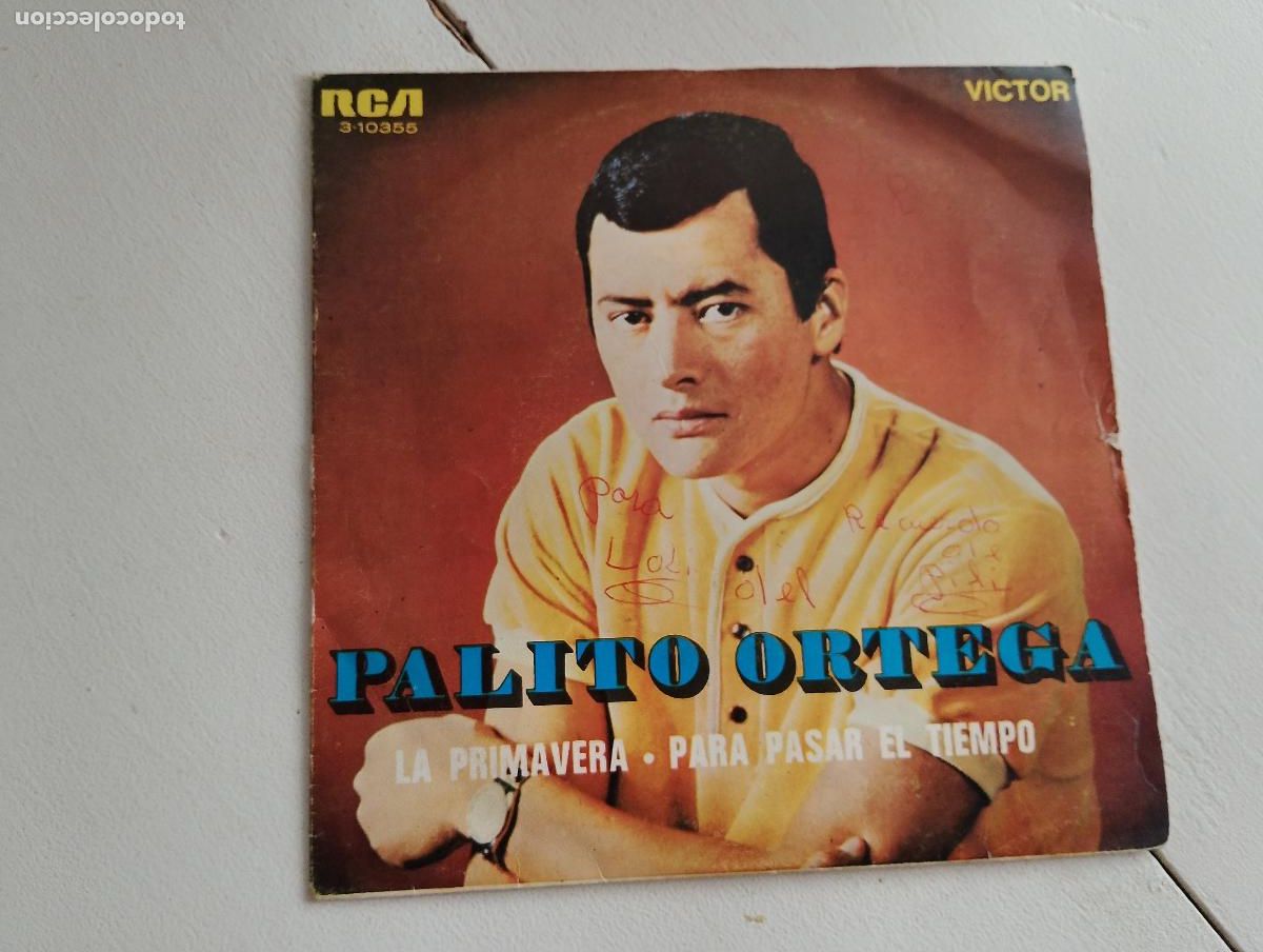 Discos de vinilo: Palito Ortega &ndash; La Primavera / Para Pasar El Tiempo, 1968