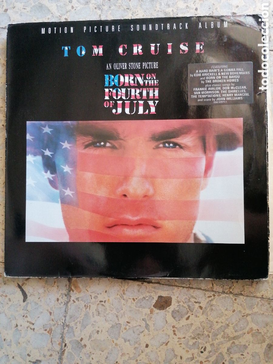 Discos de vinilo: LP BORN ON THE FOURTH OF JULY NACIDO EL 4 DE JULIO 1989 EU