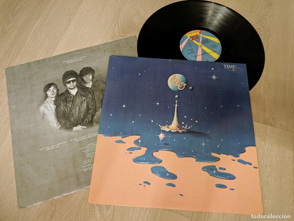 Discos de vinilo: ELECTRIC LIGHT ORCHESTRA - TIME ..LP DE 1981- JET RECORDS - CON ENCARTE CON LETRAS . 1&ordf; ED. ESPA&Ntilde;OLA