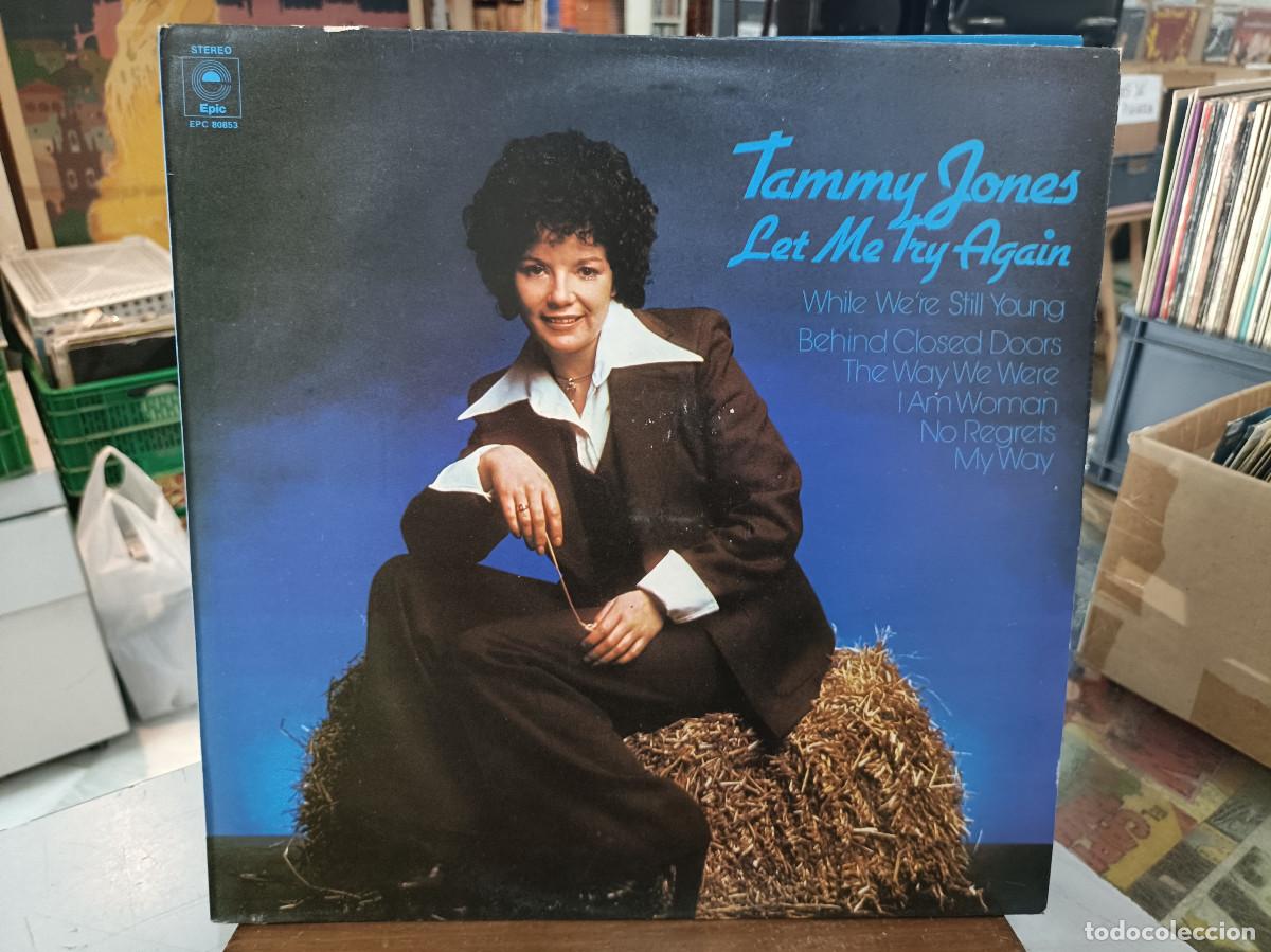 Discos de vinilo: Tammy Jones - Let Me Try Again - LP. sello CBS 1975