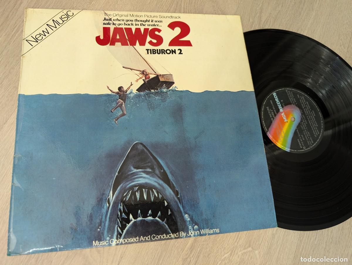 Discos de vinilo: JAWS 2 ( TIBURON 2 ) ..LP DE MCA RECORDS ..1&ordf; EDICION ESPA&Ntilde;OLA 1978 - BUEN ESTADO .LIMITADO