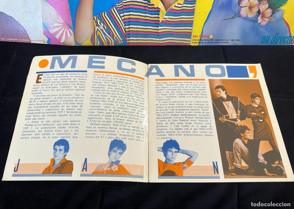 Discos de vinilo: MECANO EP EN DIRECTO PROMOCIONAL CON LIBRETO - Foto 2