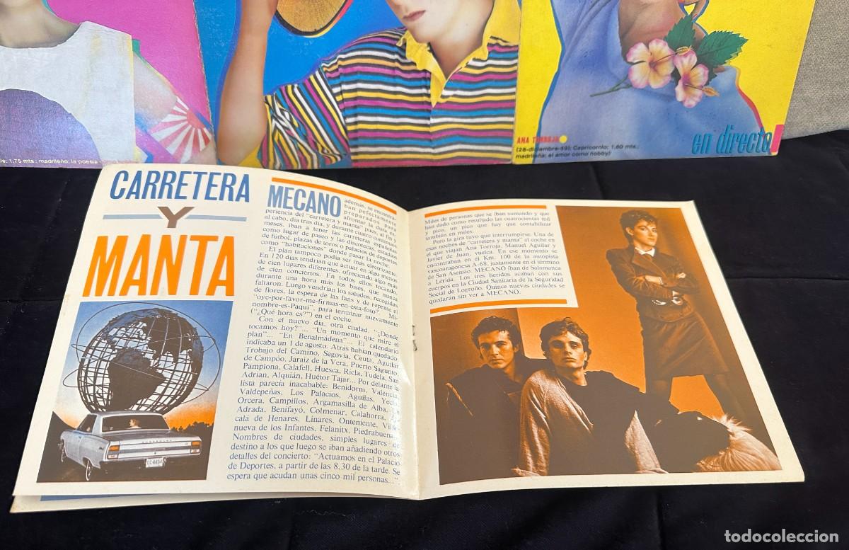 Discos de vinilo: MECANO EP EN DIRECTO PROMOCIONAL CON LIBRETO - Foto 3