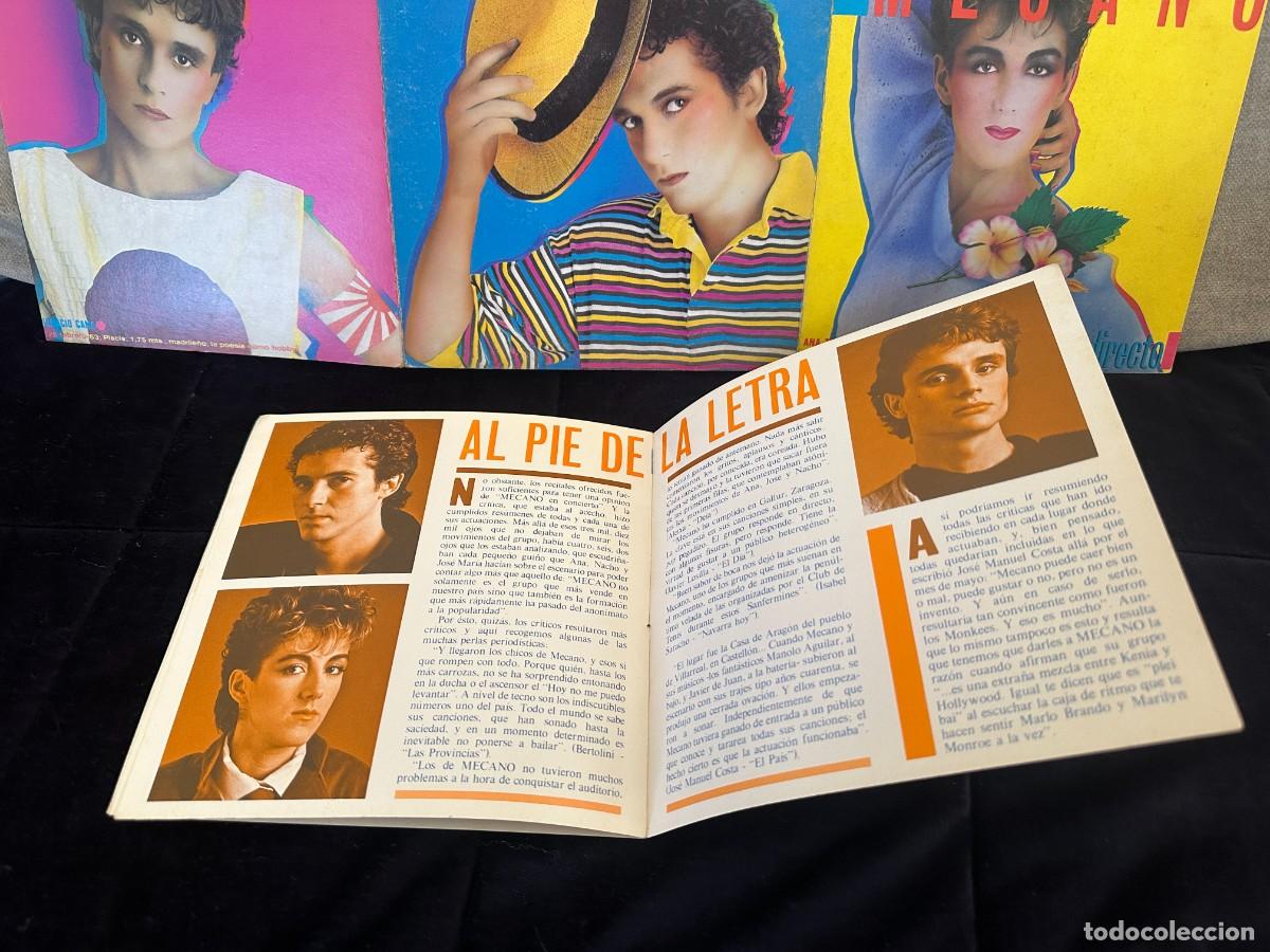 Discos de vinilo: MECANO EP EN DIRECTO PROMOCIONAL CON LIBRETO - Foto 4