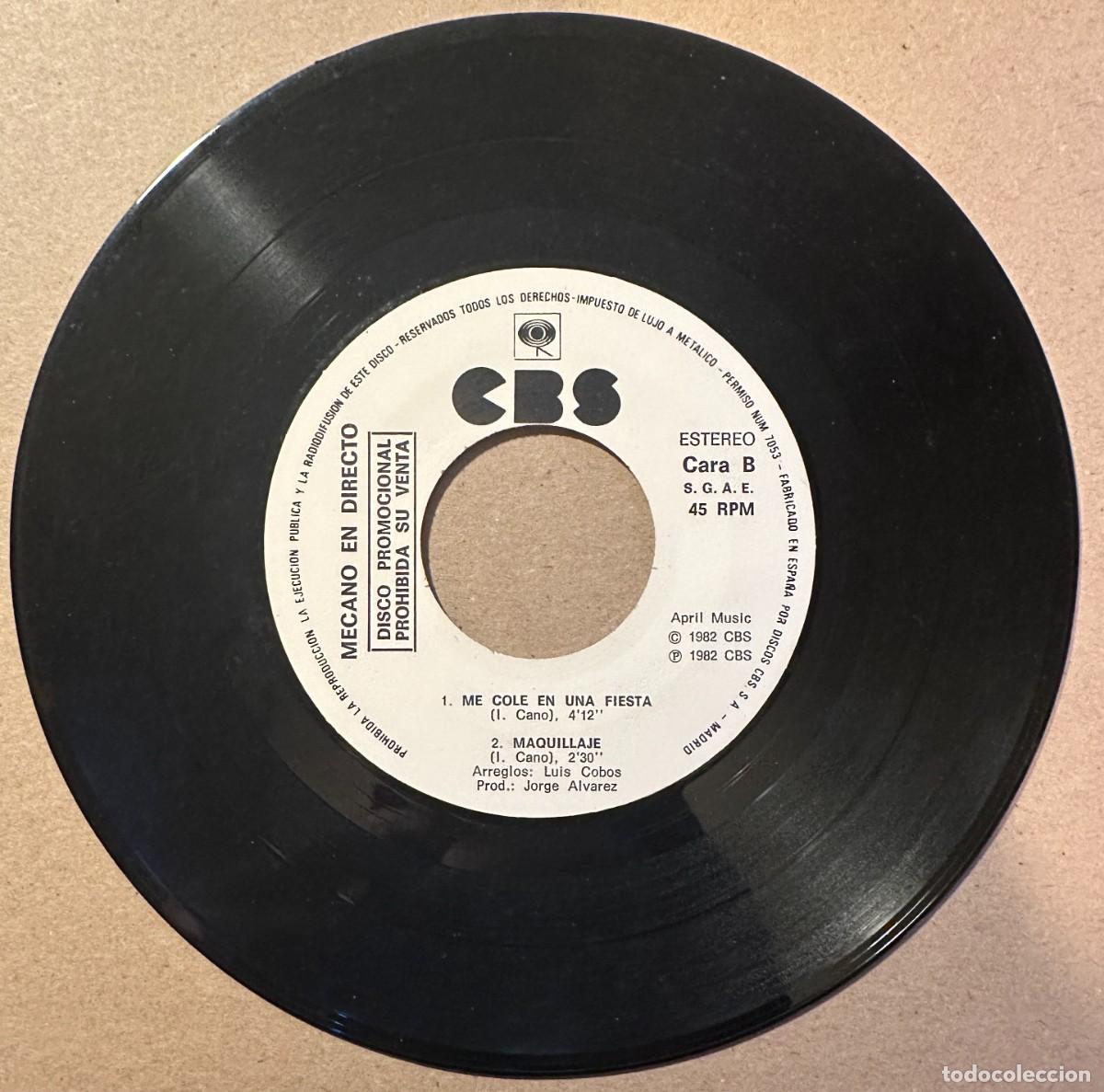 Discos de vinilo: MECANO EP EN DIRECTO PROMOCIONAL CON LIBRETO - Foto 5