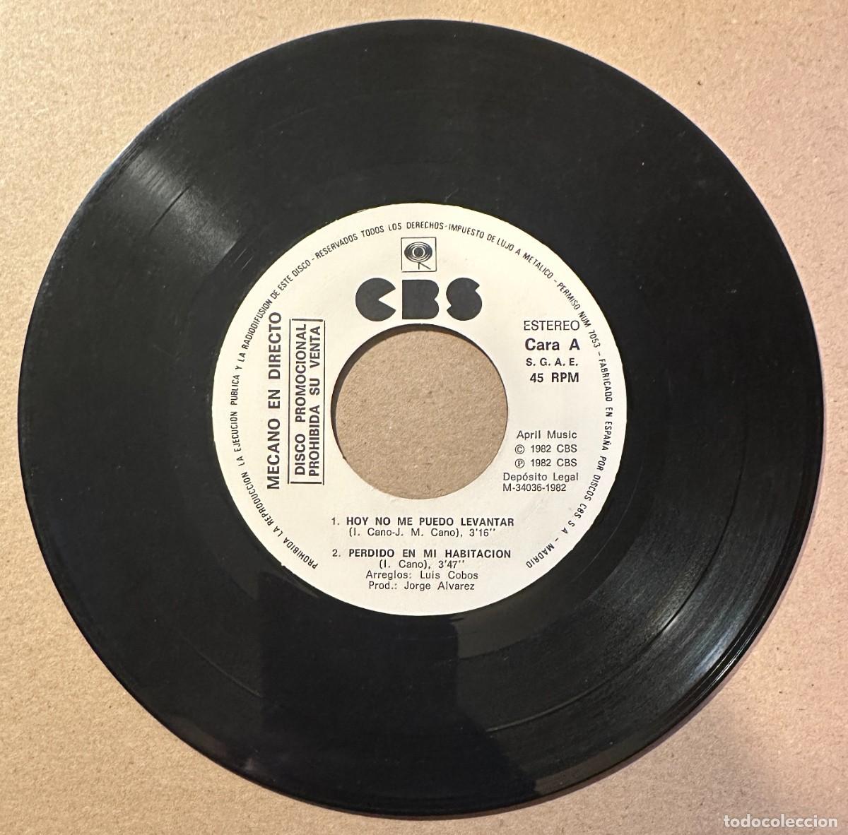 Discos de vinilo: MECANO EP EN DIRECTO PROMOCIONAL CON LIBRETO - Foto 6
