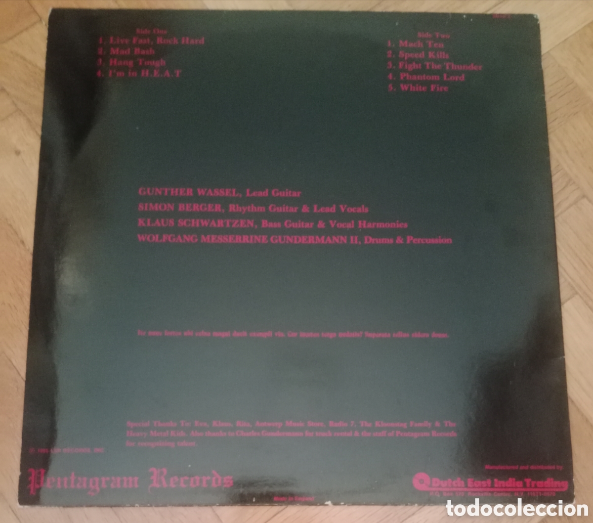 Discos de vinilo: Phantom Lord - Phantom Lord Lp EEUU 1985 - Foto 2