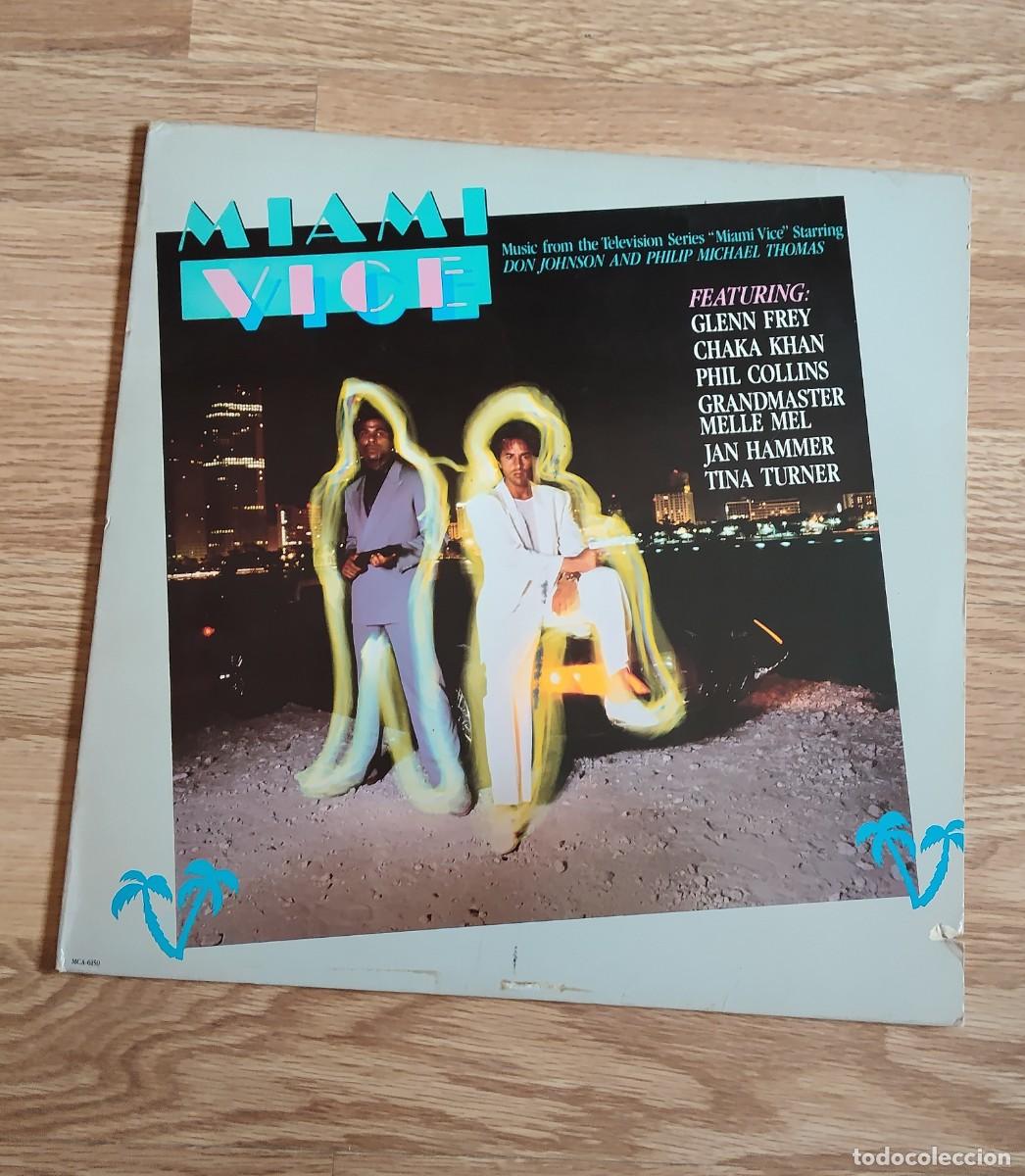 Discos de vinilo: DISCO VINILO MIAMI VICE CORRUPCI&Oacute;N EN MIAMI