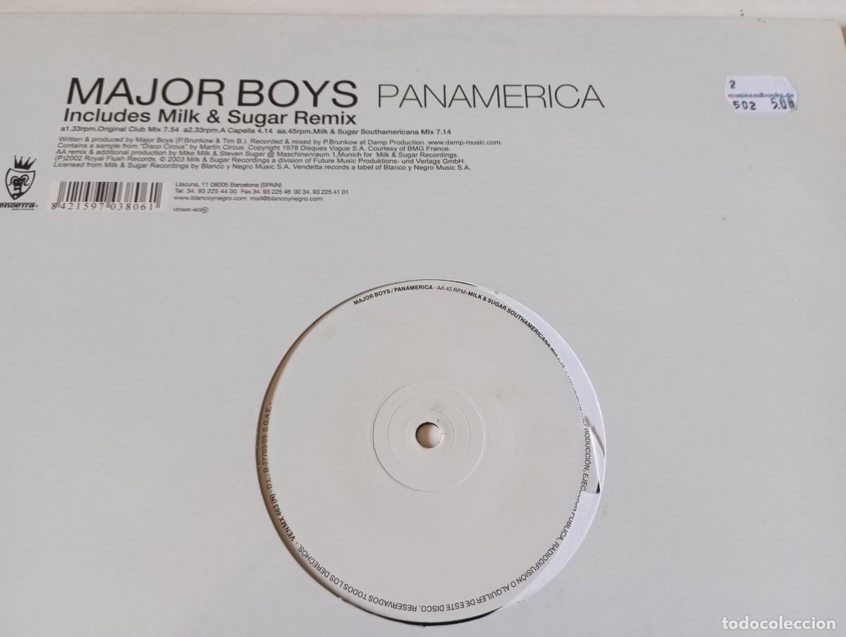 Discos de vinilo: Major Boys &ndash; Panamerica - 2003