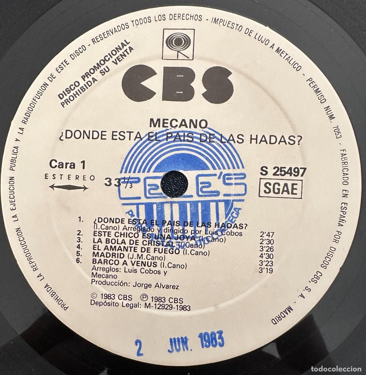 Discos de vinilo: MECANO LP PAIS DE LAS HADAS PACK PROMOCIONAL LIBRO Y SINGLE - Foto 5
