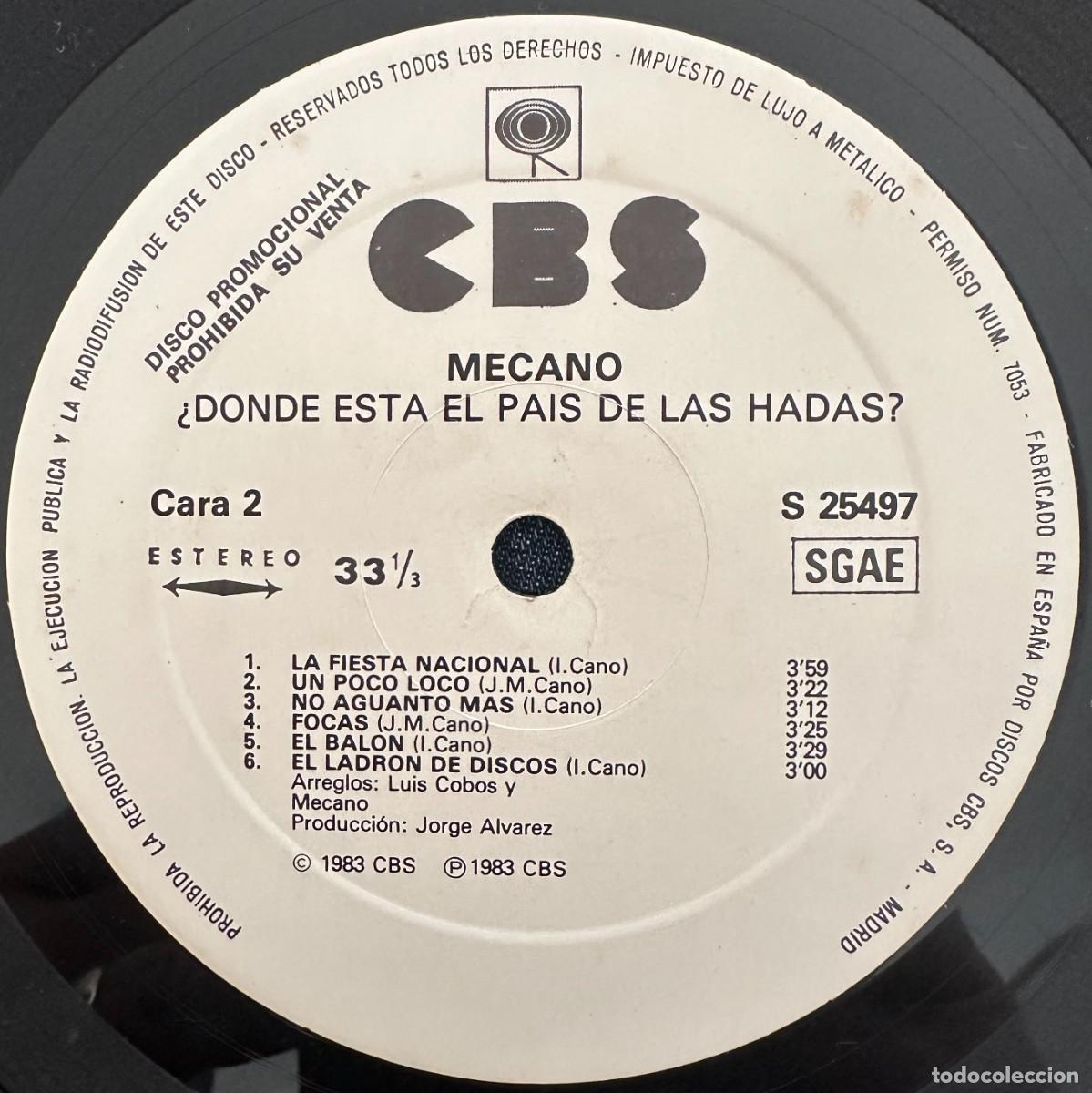 Discos de vinilo: MECANO LP PAIS DE LAS HADAS PACK PROMOCIONAL LIBRO Y SINGLE - Foto 6