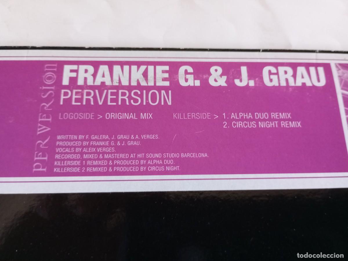 Discos de vinilo: Frankie G. & Jordi Grau &ndash; Perversion - 2003 - Foto 2